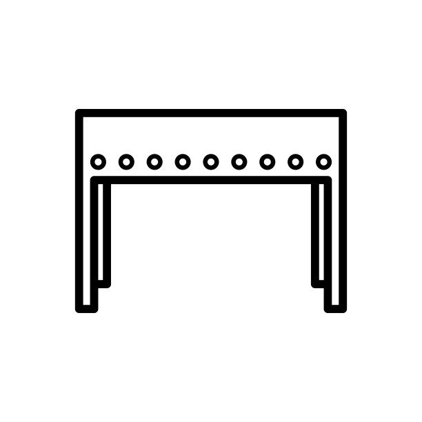火盆图标。黑色轮廓线轮廓。正面的看法。矢量简单的平面图形插图。在白色背景上孤立的物体。隔离。图片下载