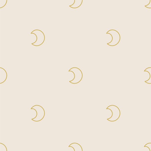 无缝矢量月亮模式。魔术空间背景，织物，纺织品，包装，网，封面等。图片下载