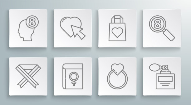 设行乳腺癌意识彩带心图片下载