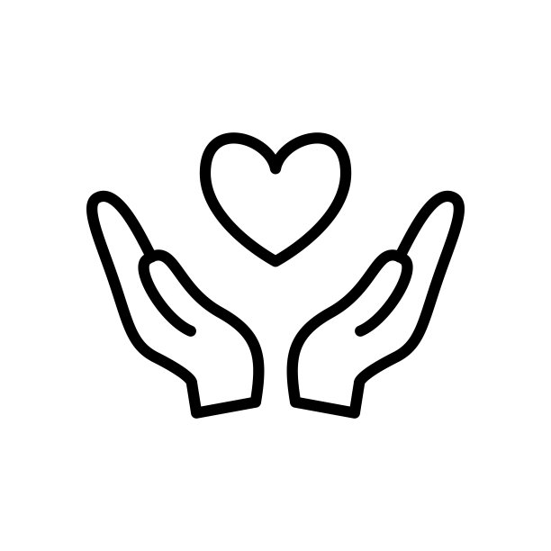 捐赠图标设计矢量模板插图符号和符号EPS 10在白色背景图片下载