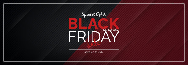 黑色星期五网页横幅设计图片下载