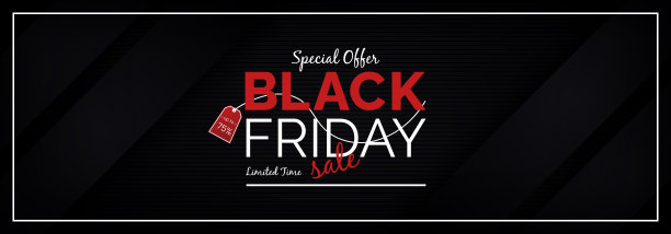黑色星期五网页横幅设计图片下载