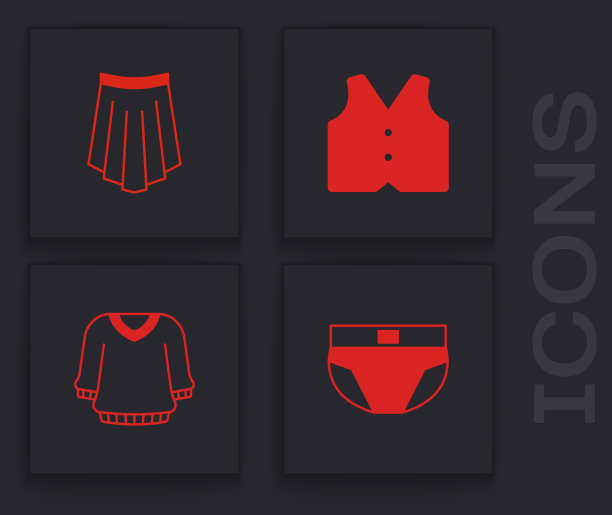 男士内衣裤、裙子、背心和毛衣图片下载