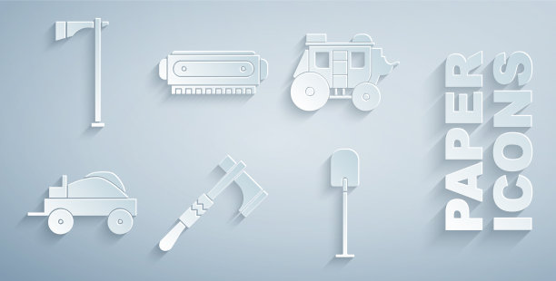 设置战斧斧西部驿站马车狂野西部图片下载