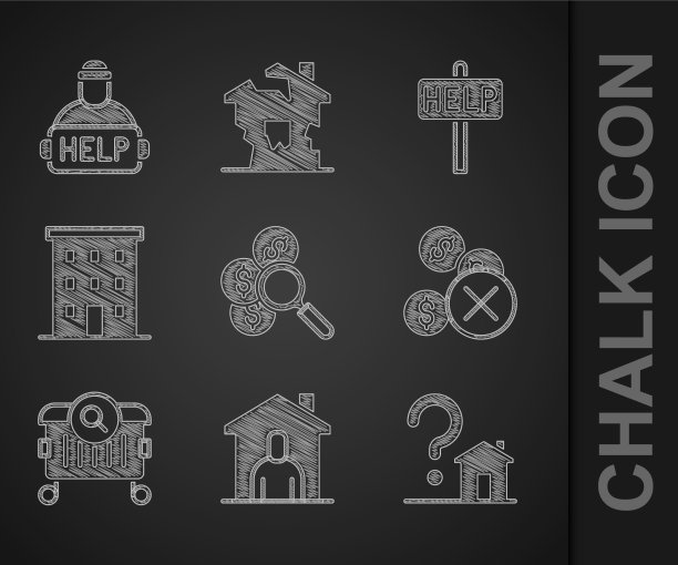 设置搜索金钱庇护所无家可归的房子与图片下载