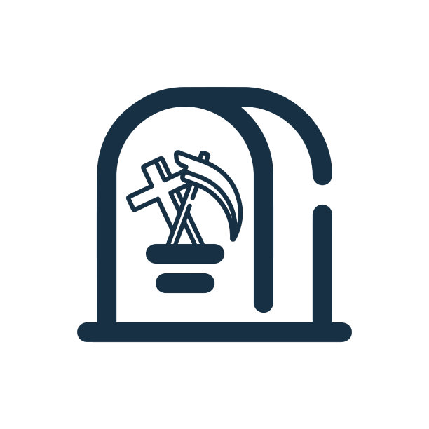 墓地万圣节和坟墓图标图片下载