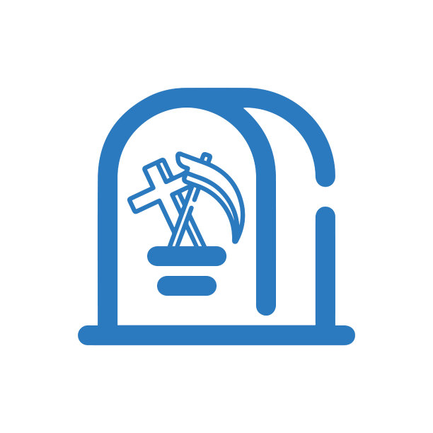 墓地万圣节和坟墓图标图片下载