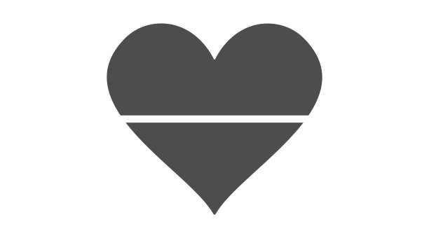 心图标与线。形状爱的标志孤立在一个背景上。矢量医疗插图。图片下载