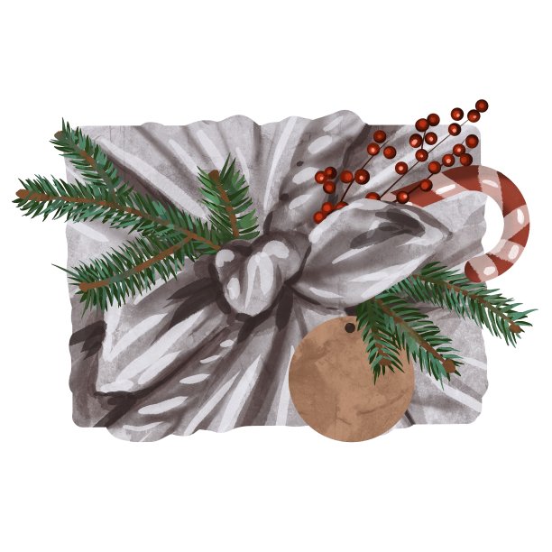 水彩的礼物。白色背景上的节日礼物图片下载