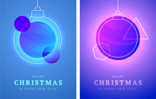 太空圣诞卡设定太阳系行星为图片下载