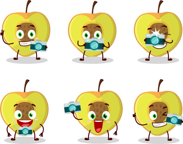 摄影师专业表情符号与切片图片下载