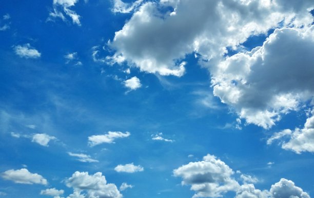 气象部门多云天空暴风雨天气图片下载