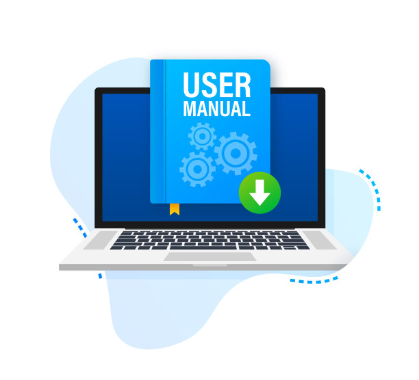 在笔记本电脑屏幕上下载CSV按钮。下载文档的概念。文件与CSV标签和向下箭头符号。矢量图图片下载