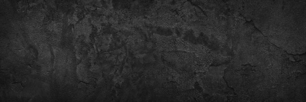 老式深灰色粗糙水泥灰泥作为背景或网横幅。全景图片下载