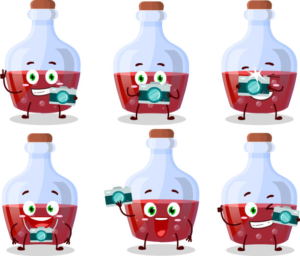 摄影师专业表情符号用红色魔术图片下载