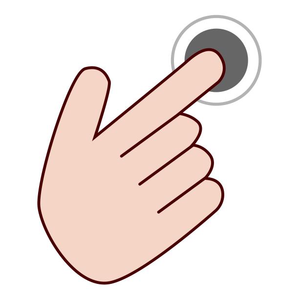 扁平手势点击图片下载