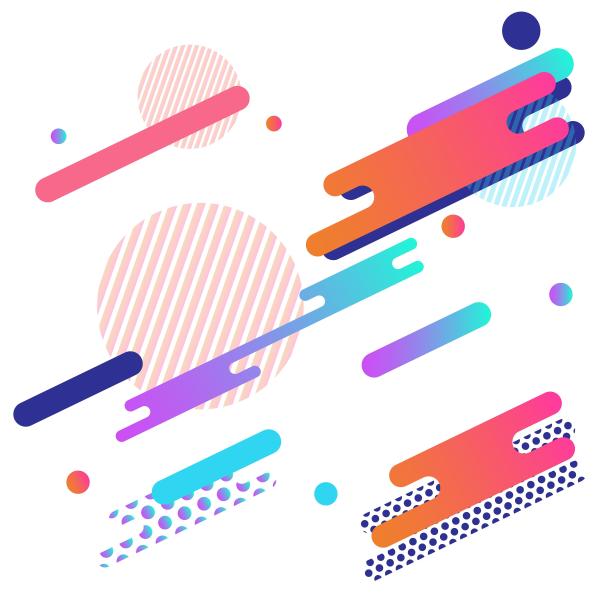 渐变波点图形图片下载