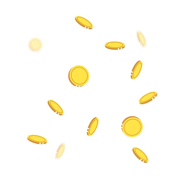 金币掉落飞舞图片下载