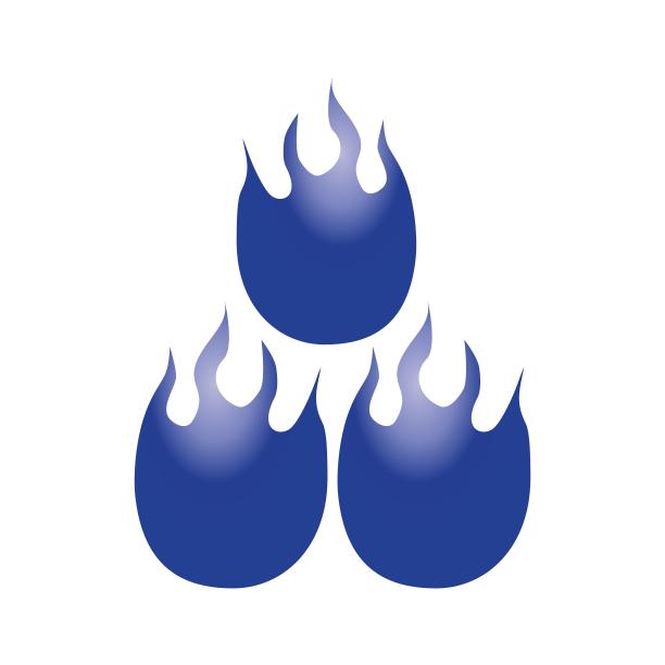 蓝色冷光火焰图片下载