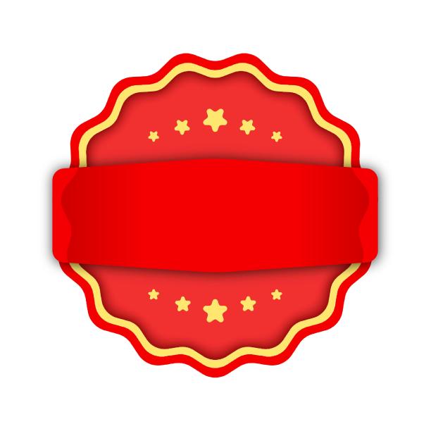 红色促销标签素材图片
