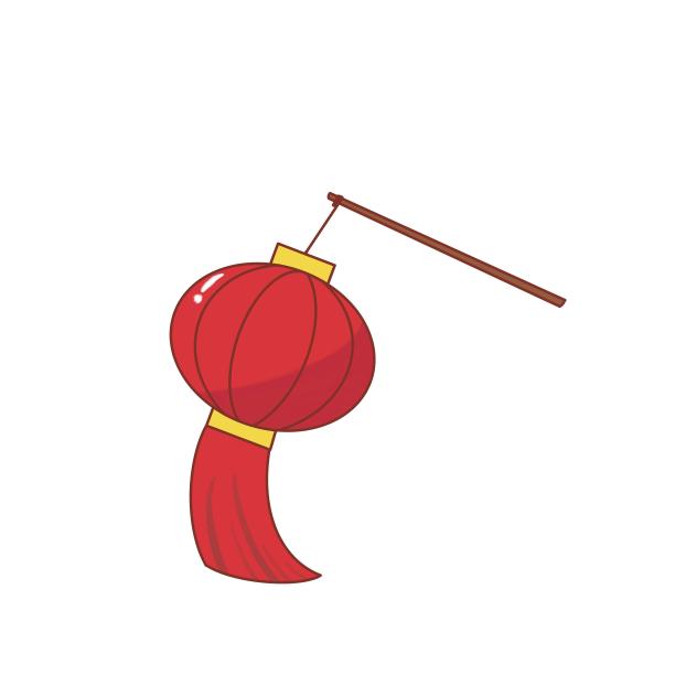 卡通红色灯笼图片下载