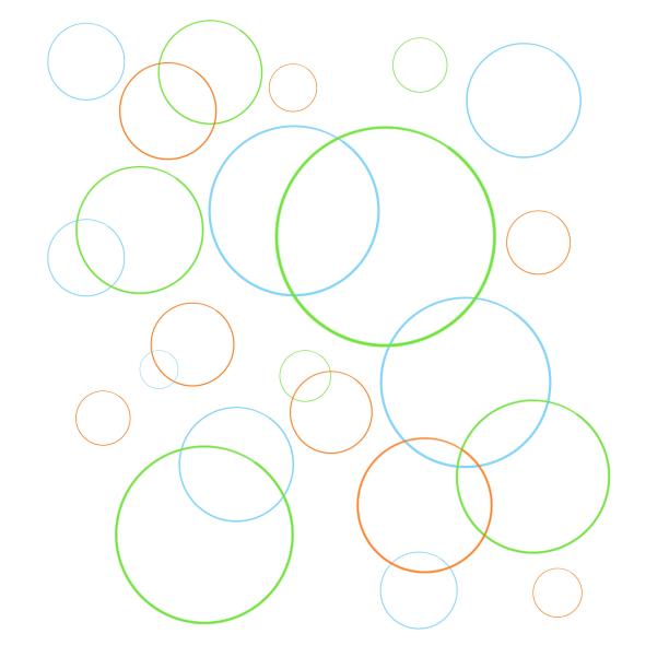 绿色圆形气泡图片下载