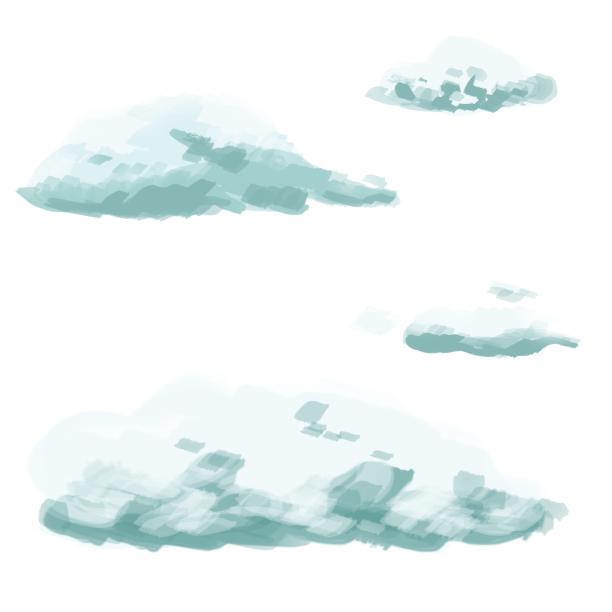 青灰色云朵云彩图片下载