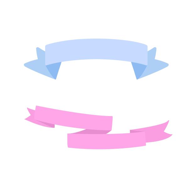 蓝色绸缎丝带图片下载