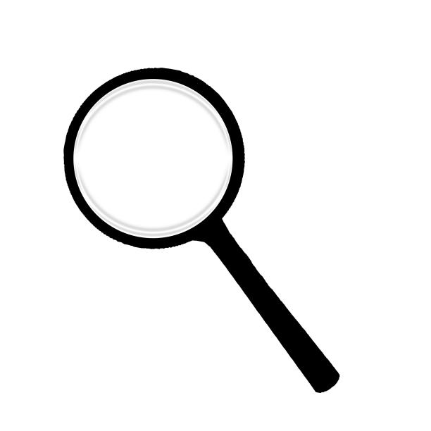 黑色的放大镜图片下载