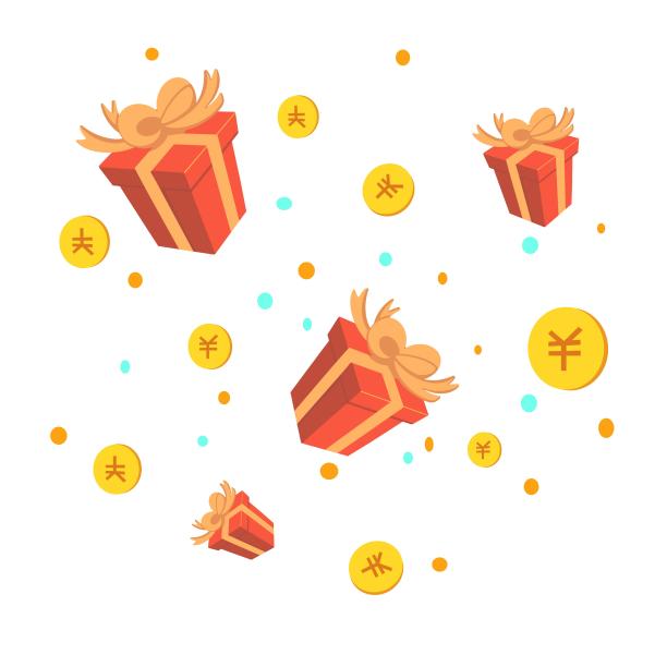 节日活动礼盒素材图片