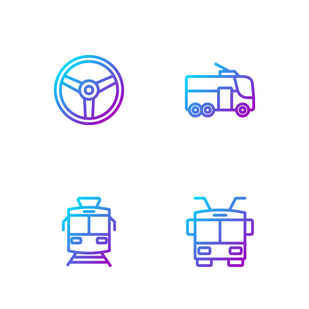 设置有轨电车、有轨电车及铁路转向线图片下载