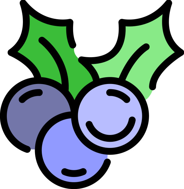 灰浆果图标颜色轮廓图片下载