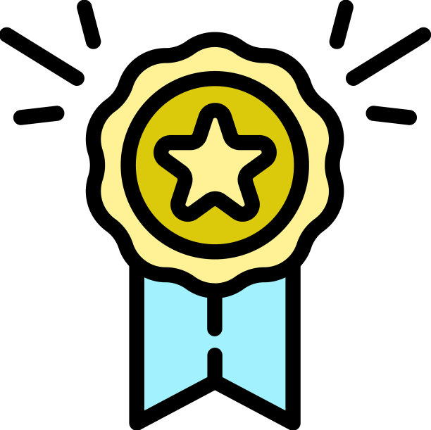 Token奖章图标颜色轮廓图片下载