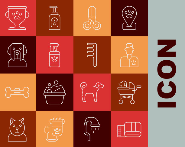 设置线毛巾栈宠物推车兽医图片下载