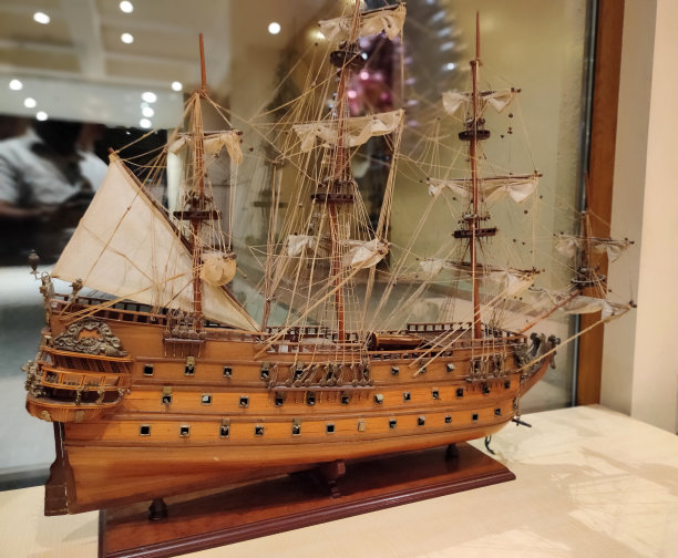 船礼品船模型木，历史帆船。图片下载