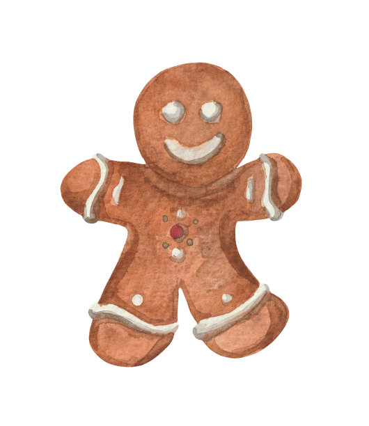 水彩姜人。图片下载