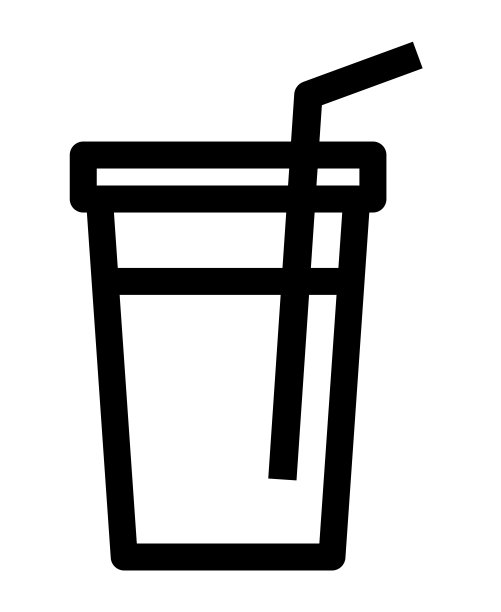 饮料图标孤立矢量图像。图片下载
