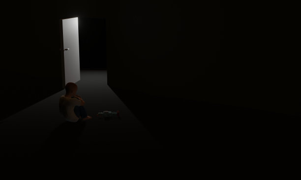 遭受家庭暴力观念的男孩。图片下载