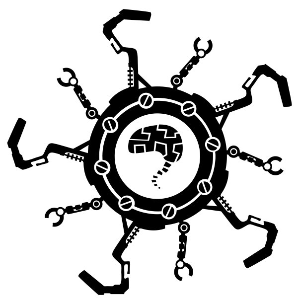 行走轮机器人模板图片下载