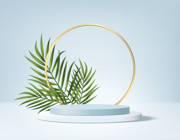 3d背景产品最小的讲台场景与几何平台。背景矢量3d与讲台。展示化妆品。舞台展示台座上的现代工作室蓝色蜡笔图片下载