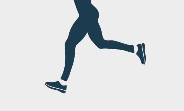 运行。慢跑。SVG。男人或女人穿着短裤和系好鞋带在户外跑步。跑步训练。图片下载