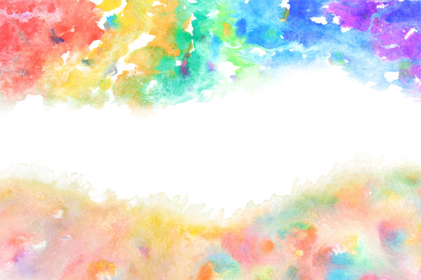 抽象彩虹色线，自然水彩纹理背景，矢量插图，新年图片图片下载