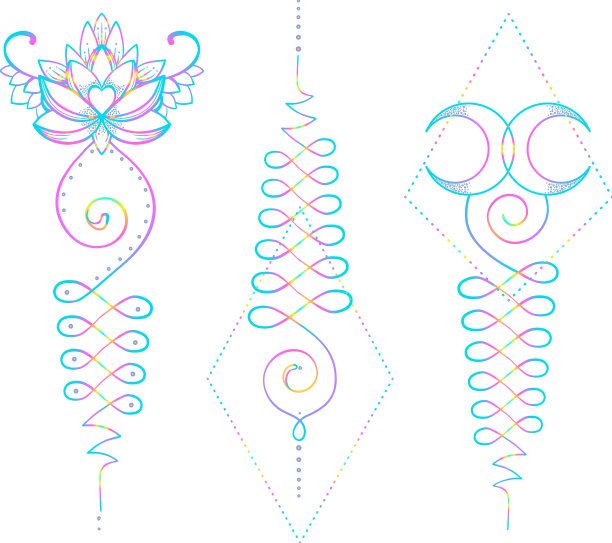 莲花和印度教神圣几何学的象征图片下载