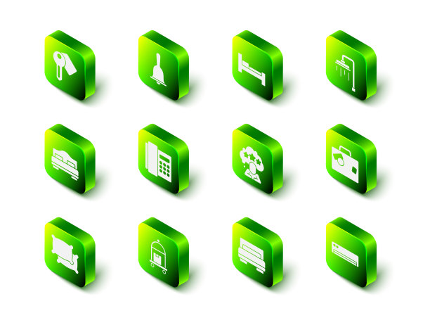 酒店服务，铃房，床，淋浴箱图片下载