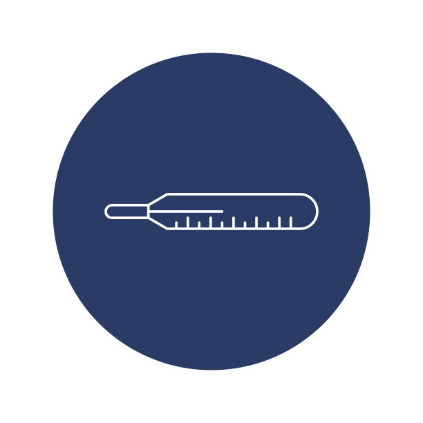 温度测量温度计图标矢量图片下载