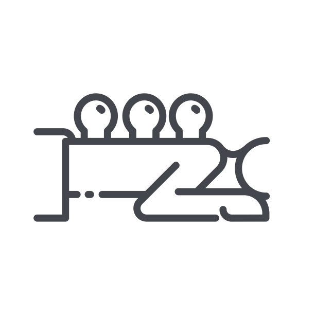 拔罐处理线图标隔离透明背景。图片下载