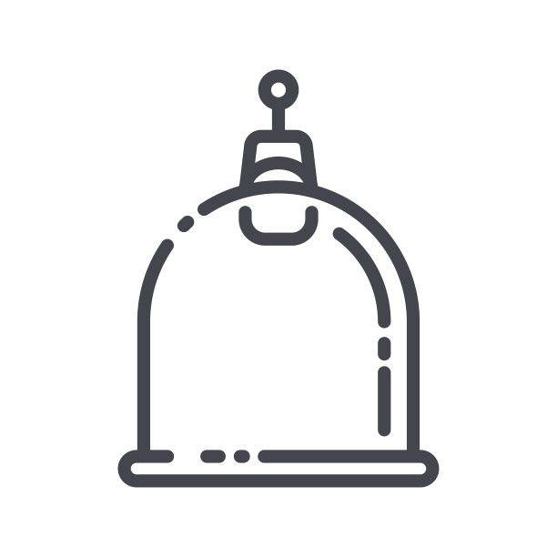 拔罐处理线图标隔离透明背景。图片下载