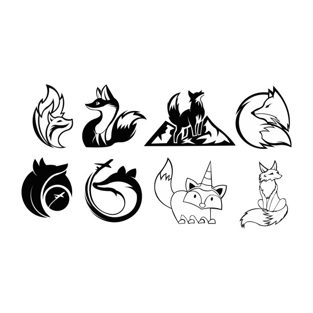 可爱的狐狸赶时髦的人图片下载