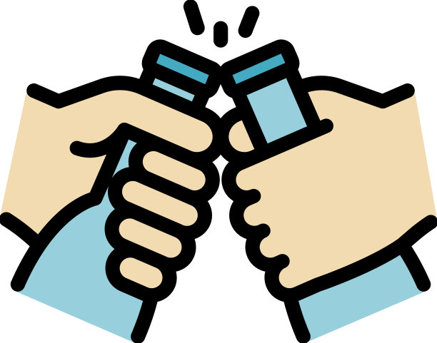 信任瓶樱桃图标颜色轮廓图片下载