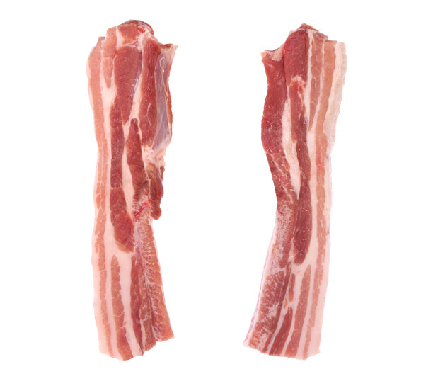 生培根孤立在白色图片下载